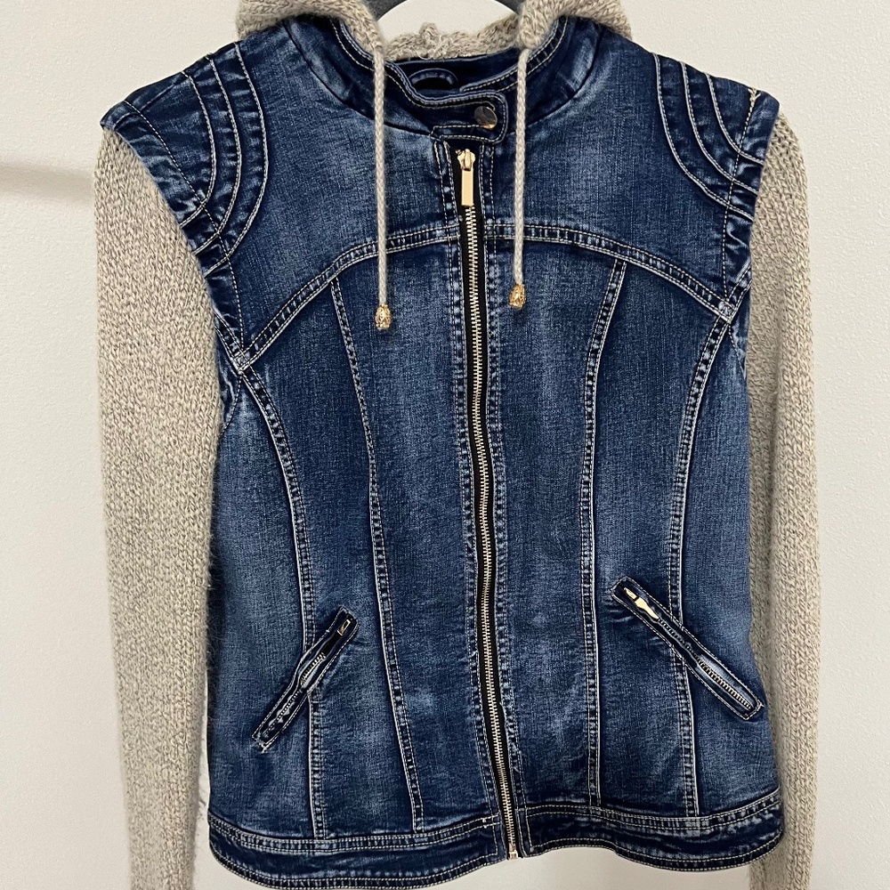 Hooded Denim Jacket